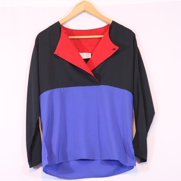 Vintage Tops - Vintage Color Block Blouse